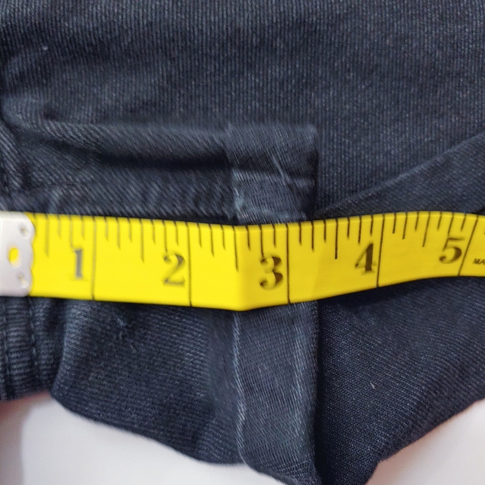 H&M Black Mid-Rise‎ Jeans Shorts SZ 4 - Picture 5 of 6